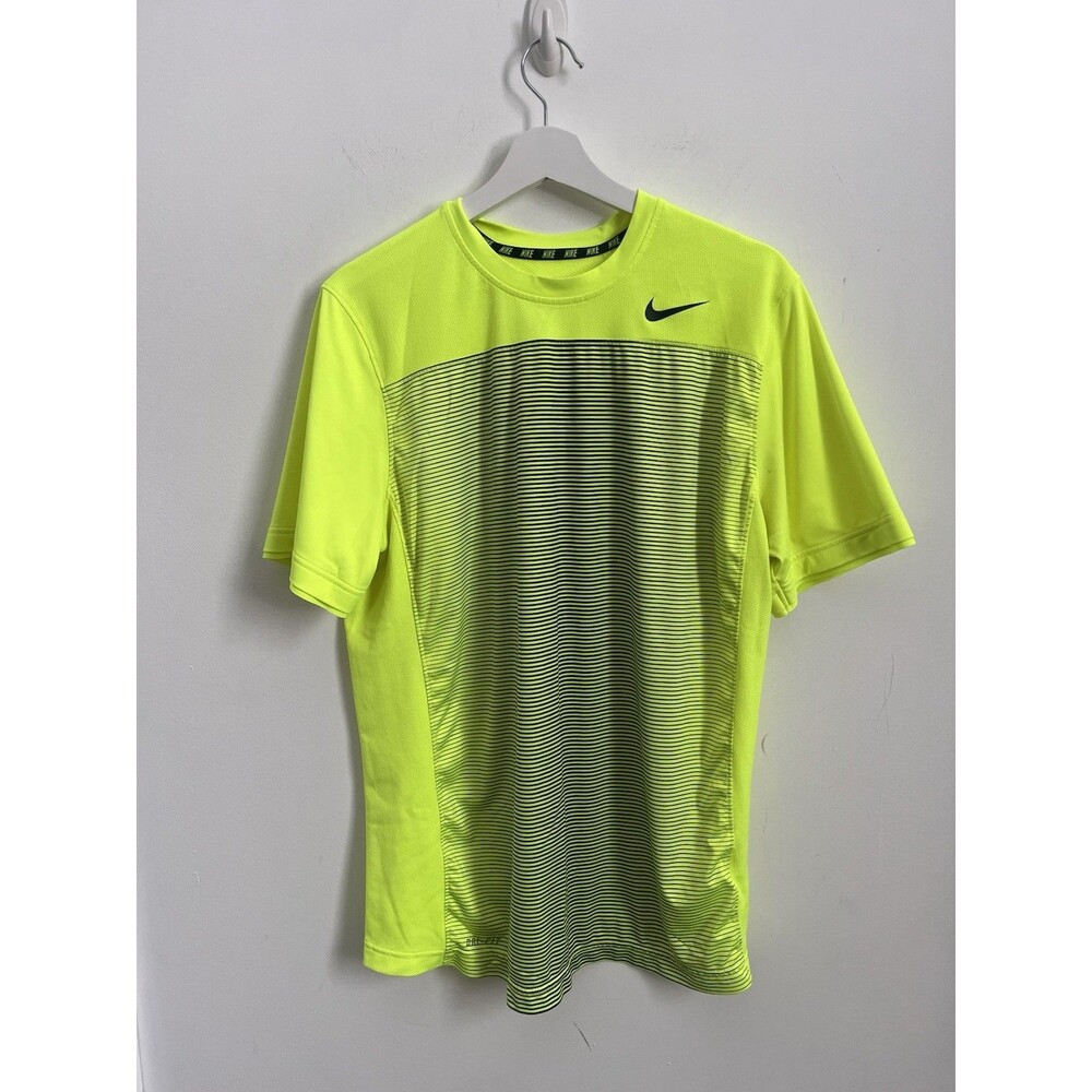 NIKE Men's Dri Fit UV Protective Match Statement Crew Sz Large